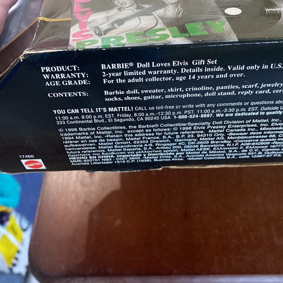 Barbie / Elvis collectibles edition - nib - Picture 7 of 7